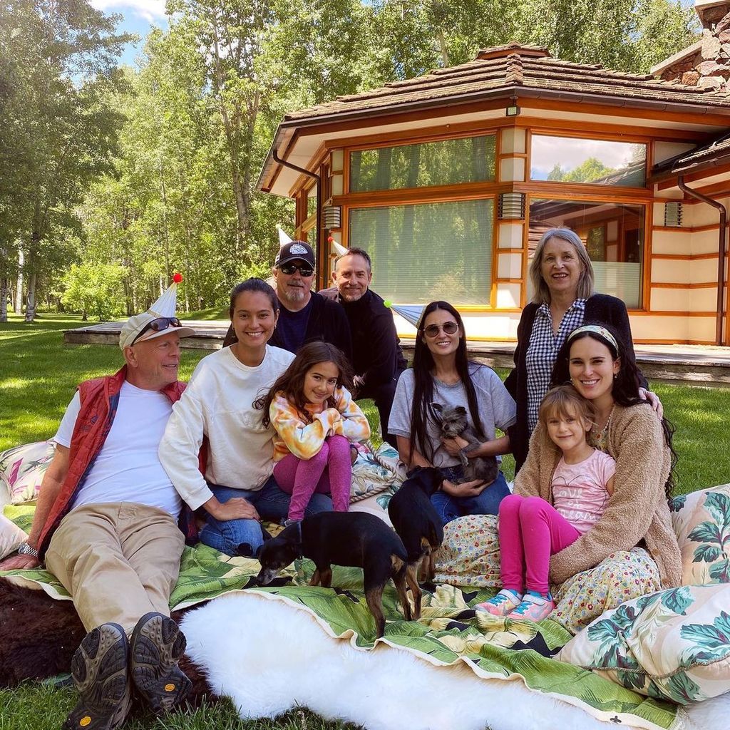 Bruce Willis, Emma Heming Willis, Demi Moore und ihre Patchwork-Familie, Juli 2020