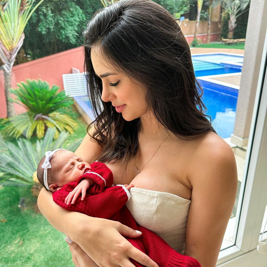 Bruna Biancardi mit ihrem Baby, Oktober 2023