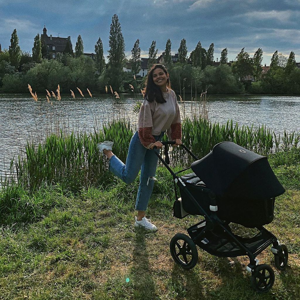 Bruna Rodrigues mit ihrer Tochter Violetta