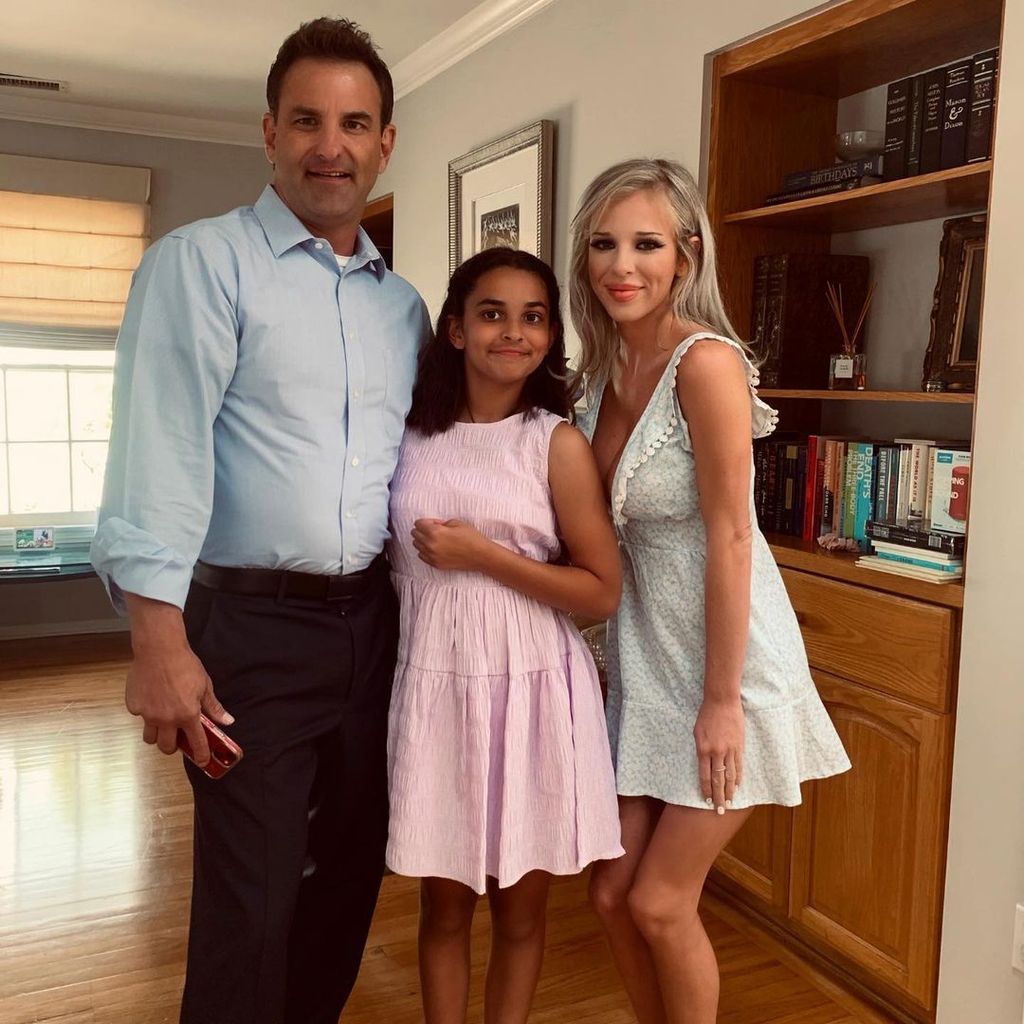 Bryan Spears mit seiner Tochter Sophia Alexandra und seiner Freundin Amber Lynn Conklin (rechts)