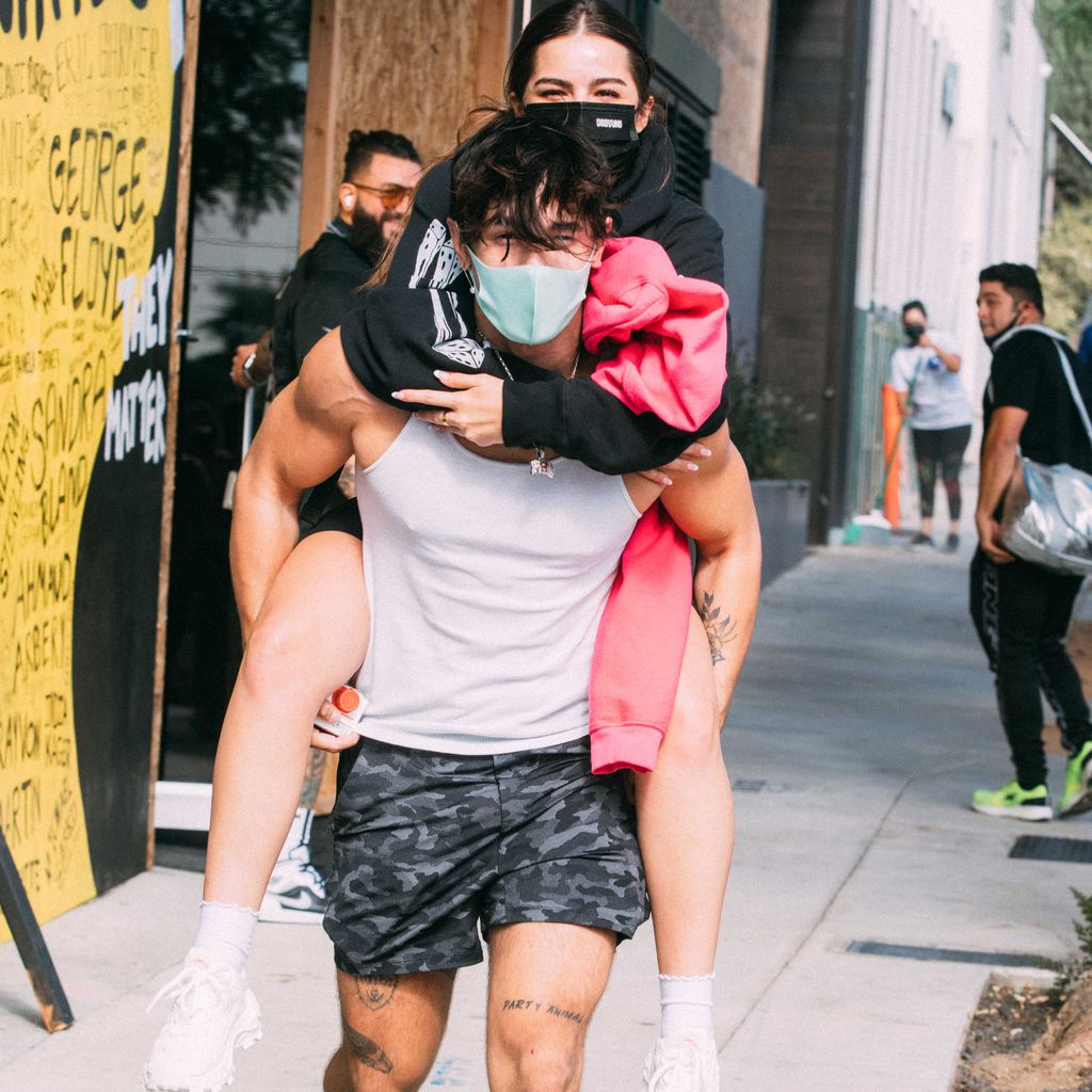 Bryce Hall und Addison Rae in Los Angeles, November 2020