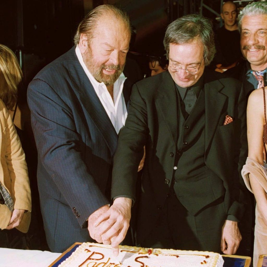 Bud Spencer am 40. Geburtstag seines Sohnes Guiseppe