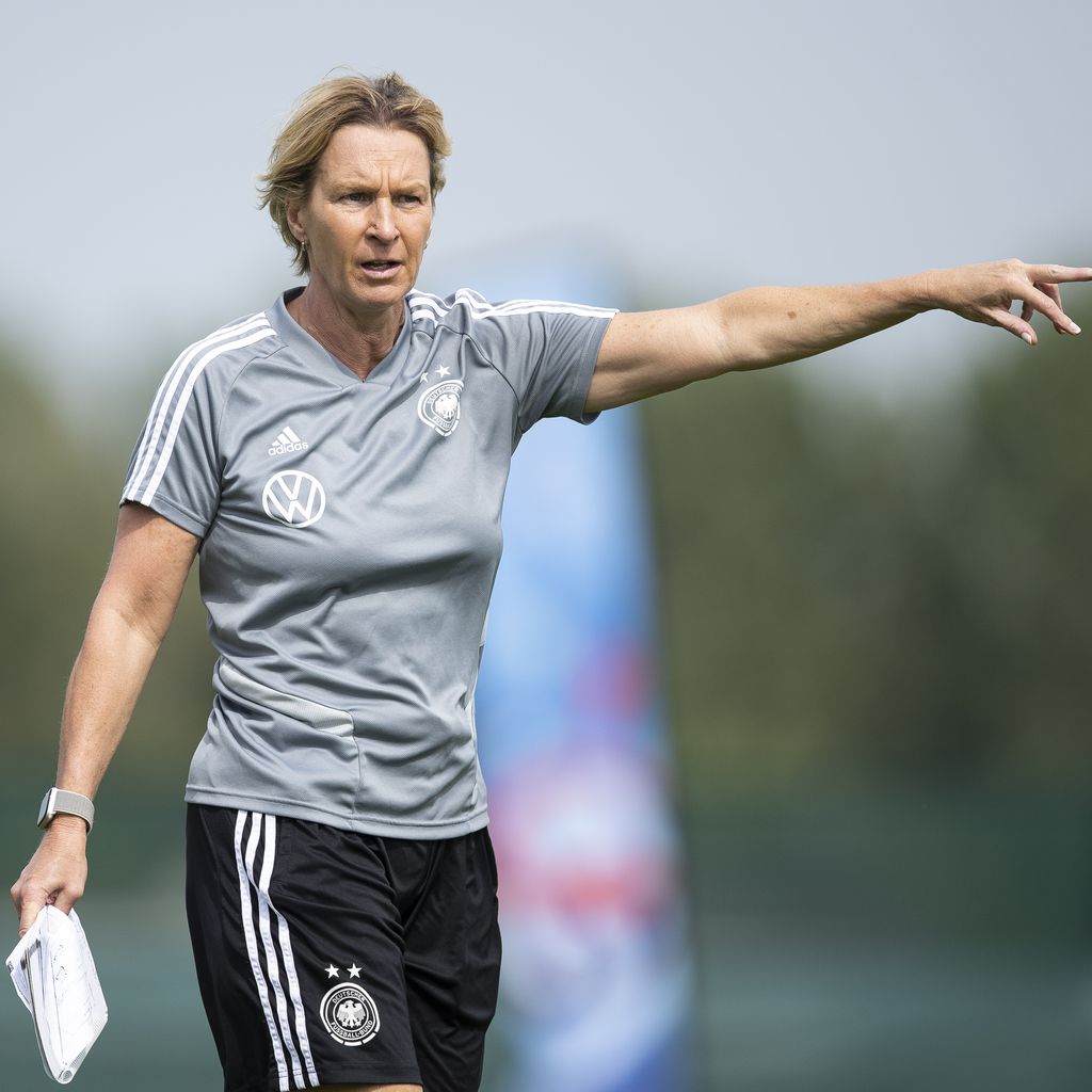 Bundestrainerin Martina Voss-Tecklenburg im Juni 2019
