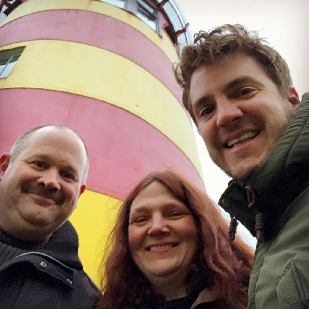 Burkhard, Tanja und Bauernreporter Ralf 2019