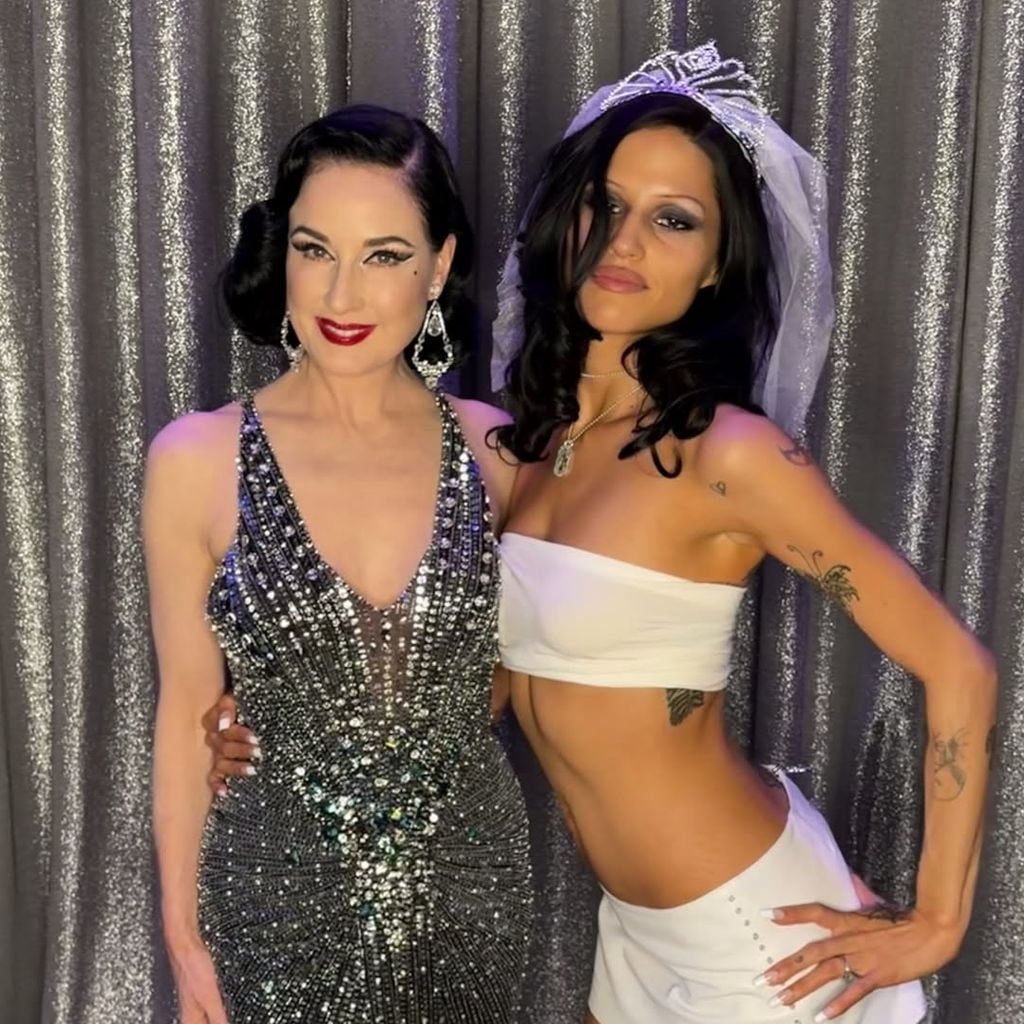 Burlesque-Ikone Dita Von Teese und Gabbriette Bechtel, Juni 2026