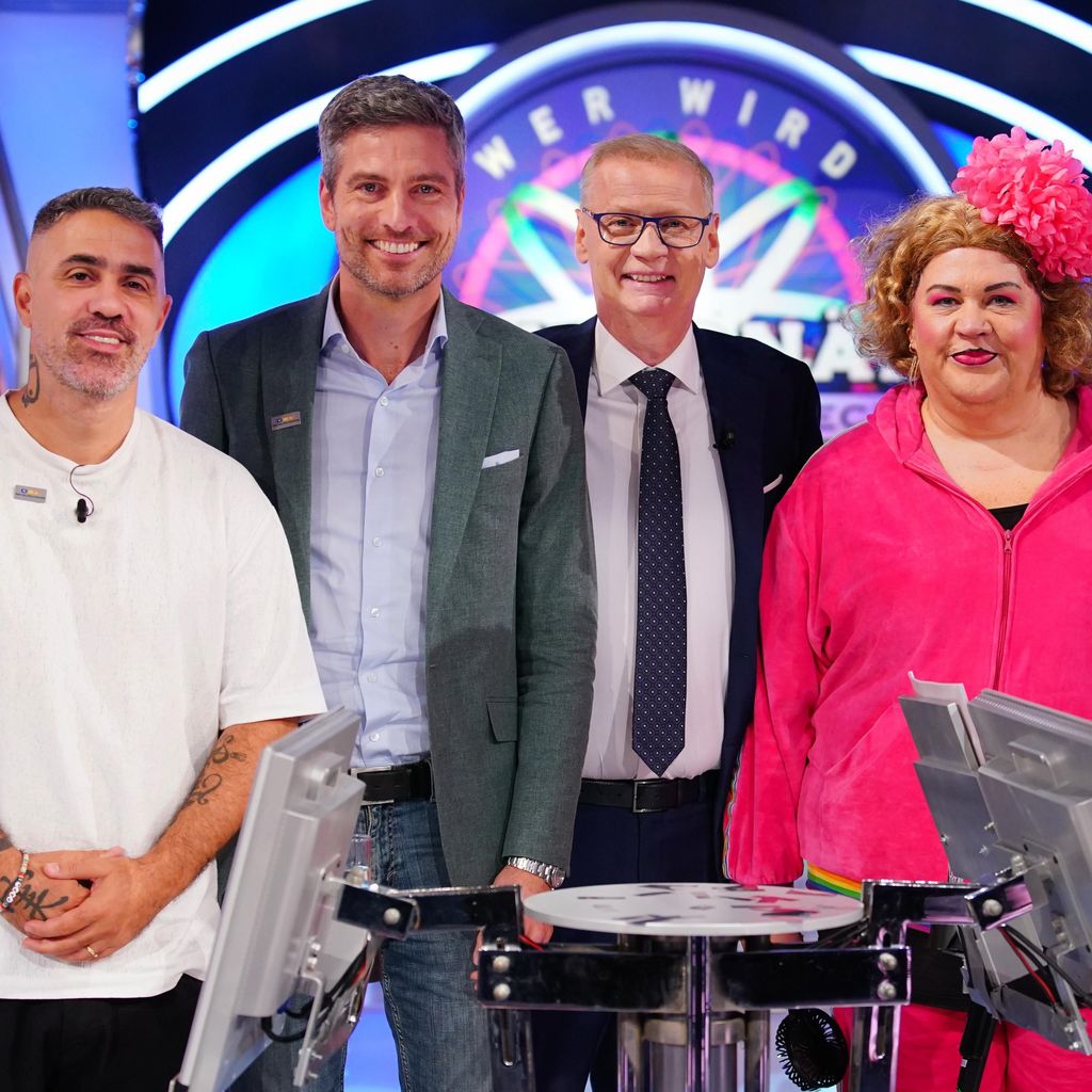 Bushido, Ingo Zamperoni, Günther Jauch, Cindy aus Marzahn und Ralf Schmitz bei "Wer wird Millionär?"