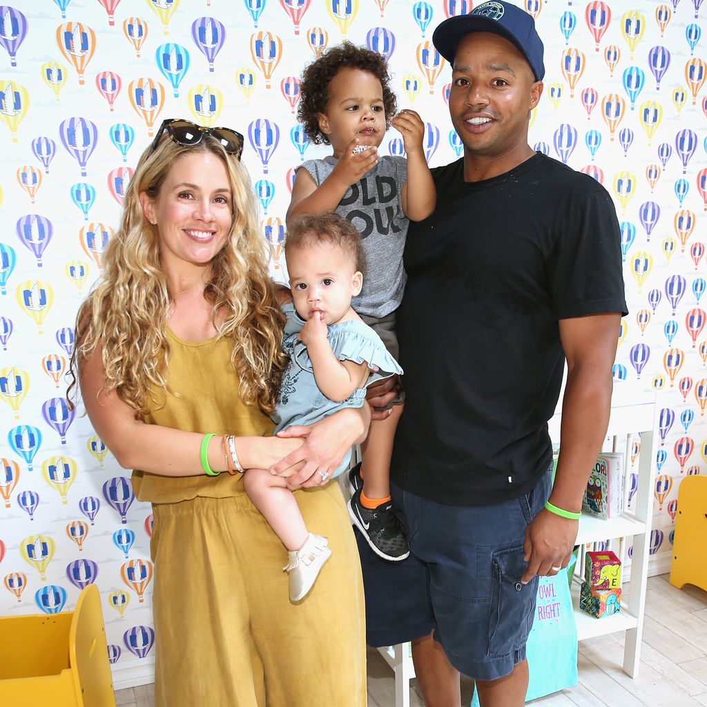 CaCee Cobb und Donald Faison mit ihren gemeinsamen Kindern