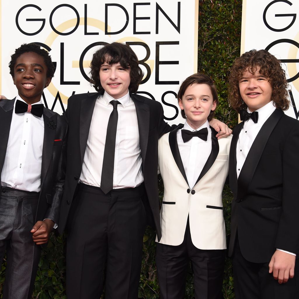 Caleb McLaughlin, Finn Wolfhard, Noah Schnapp und Gaten Matarazzo