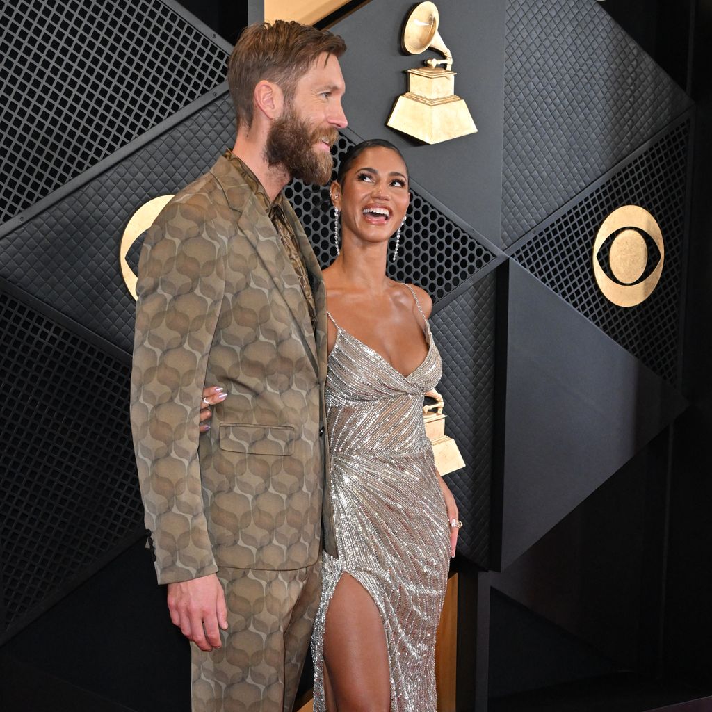 Calvin Harris und Vick Hope bei den Grammy Awards 2024