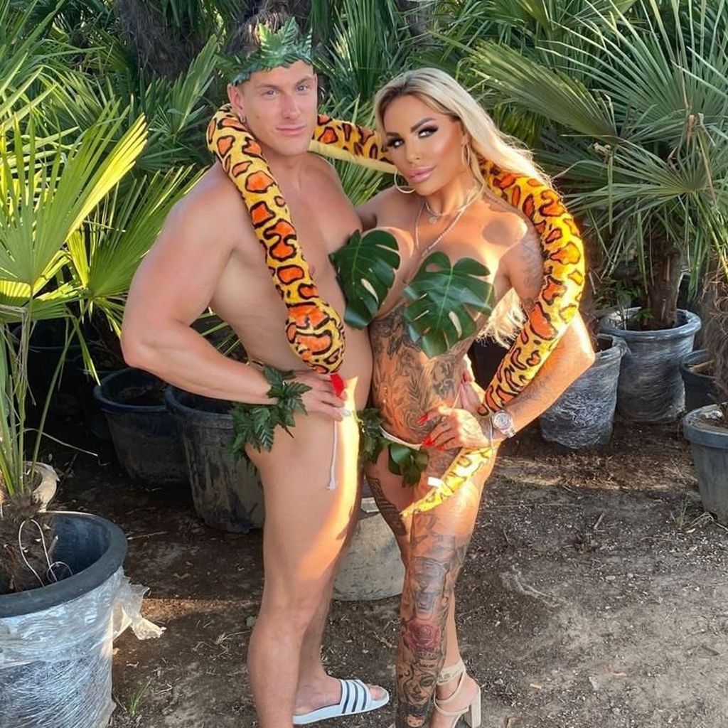 Calvin Kleinen und Gina-Lisa, "Adam & Eva"-Interpreten