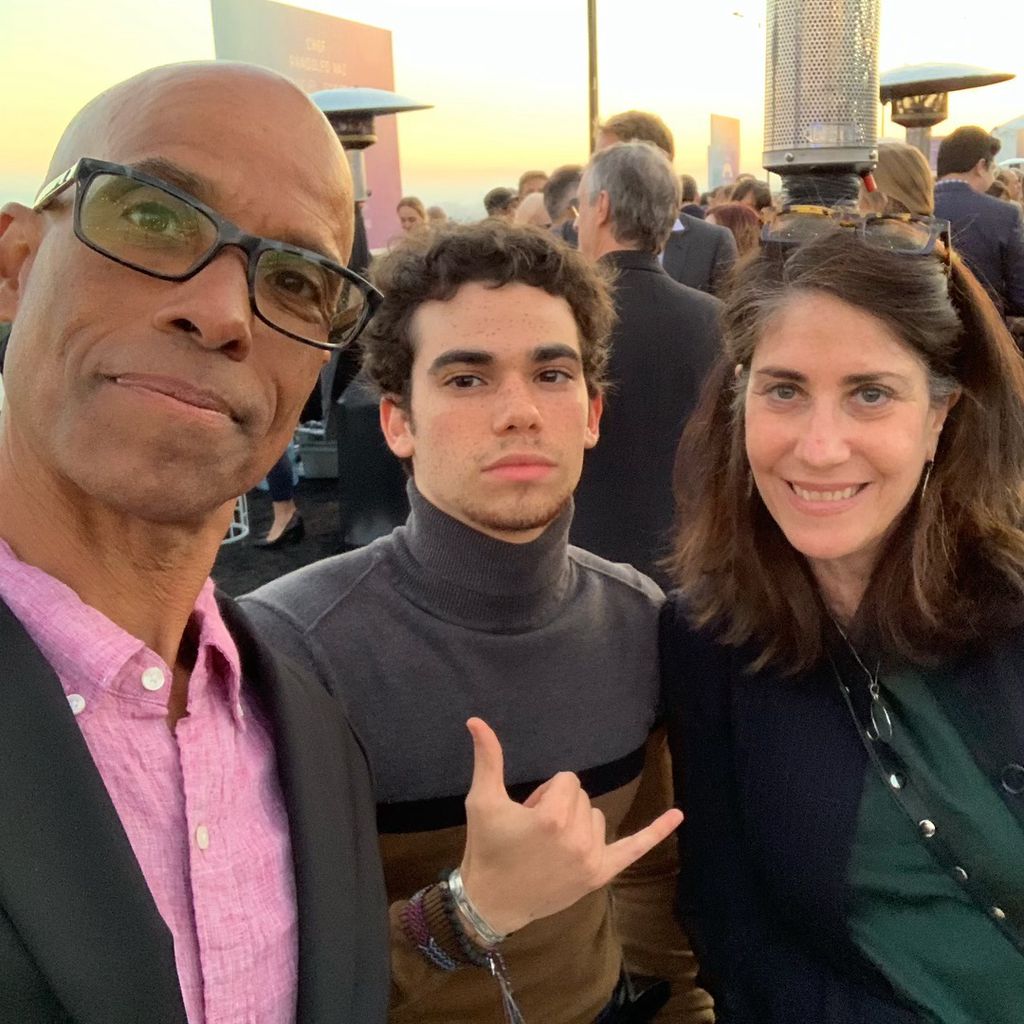 Cameron Boyce und seine Eltern Victor und Libby