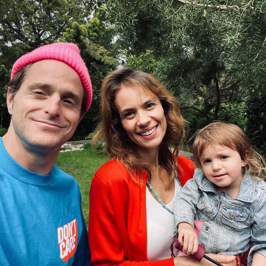 Cameron Douglas, Viviane Thibes und ihre Tochter Lua Lizzy im April 2020