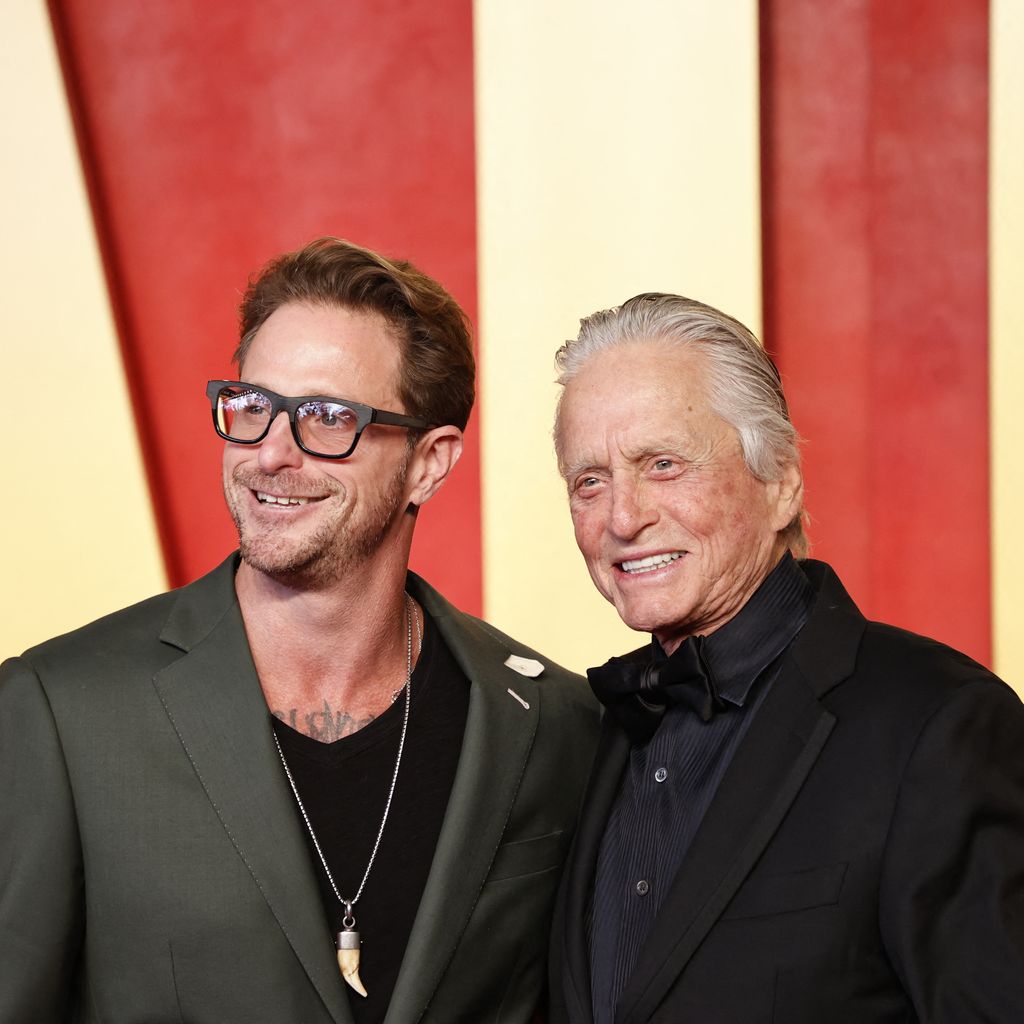 Cameron und Michael Douglas bei der Vanity Fair Oscar Party 2024