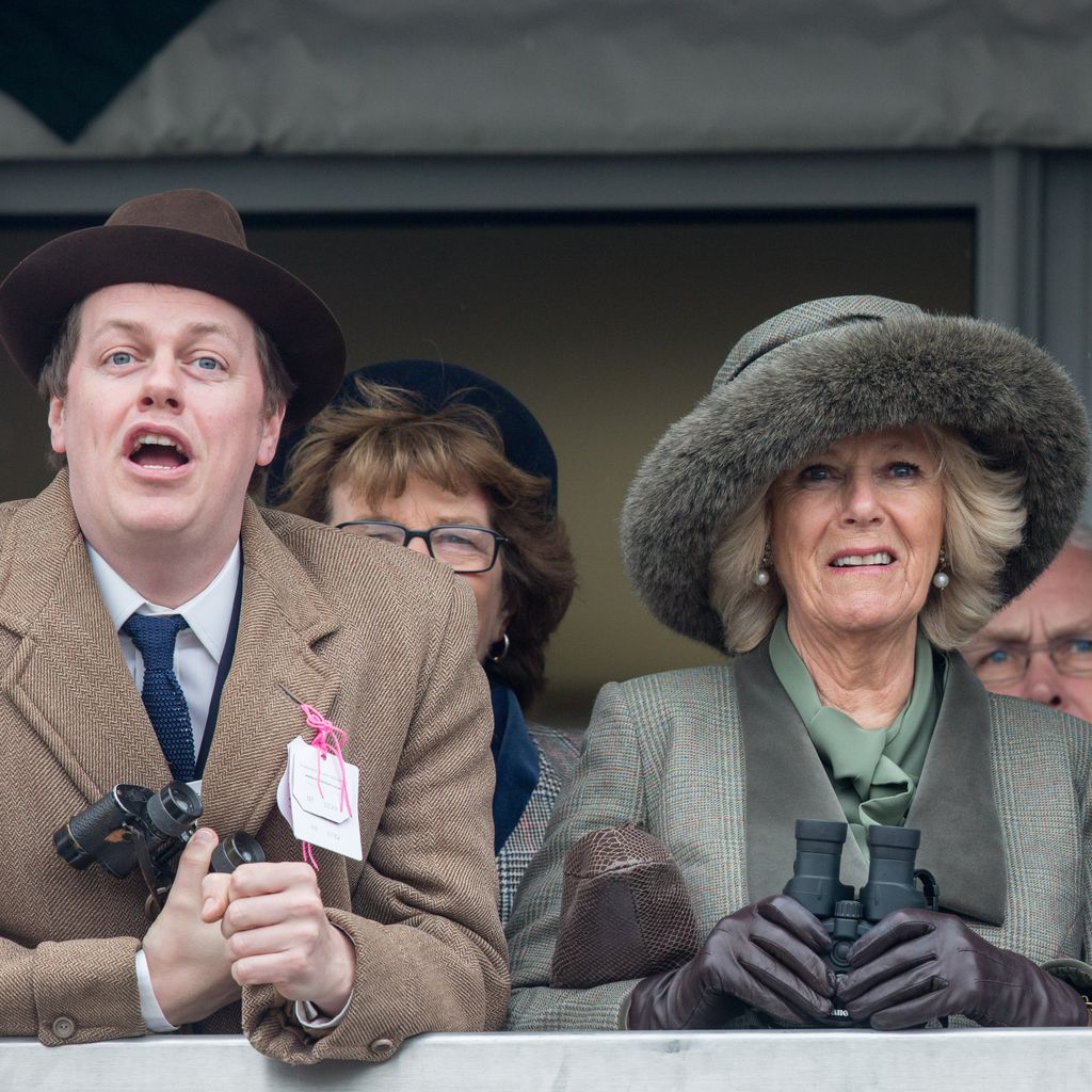Camilla Parker Bowles mit Sohn Tom und Tochter Laura