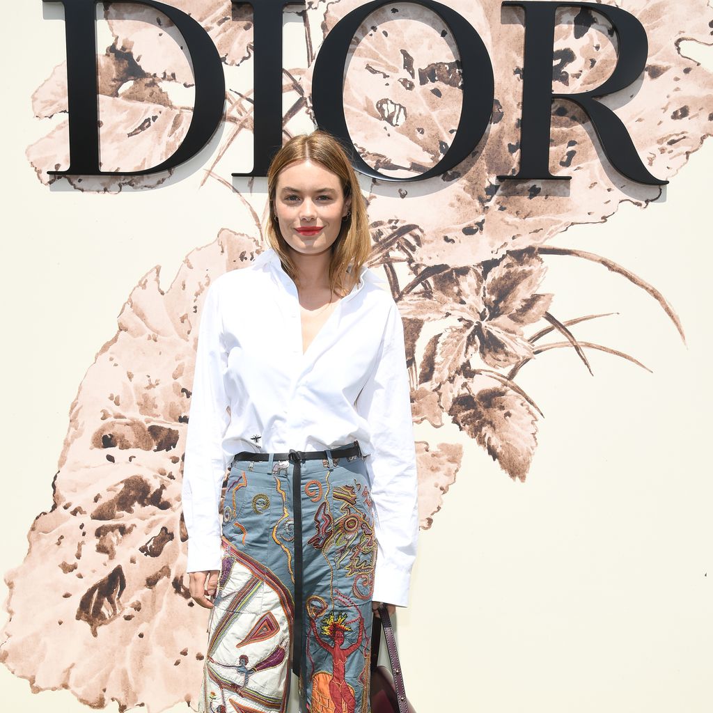 Camille Rowe bei einer Dior-Fashion-Show