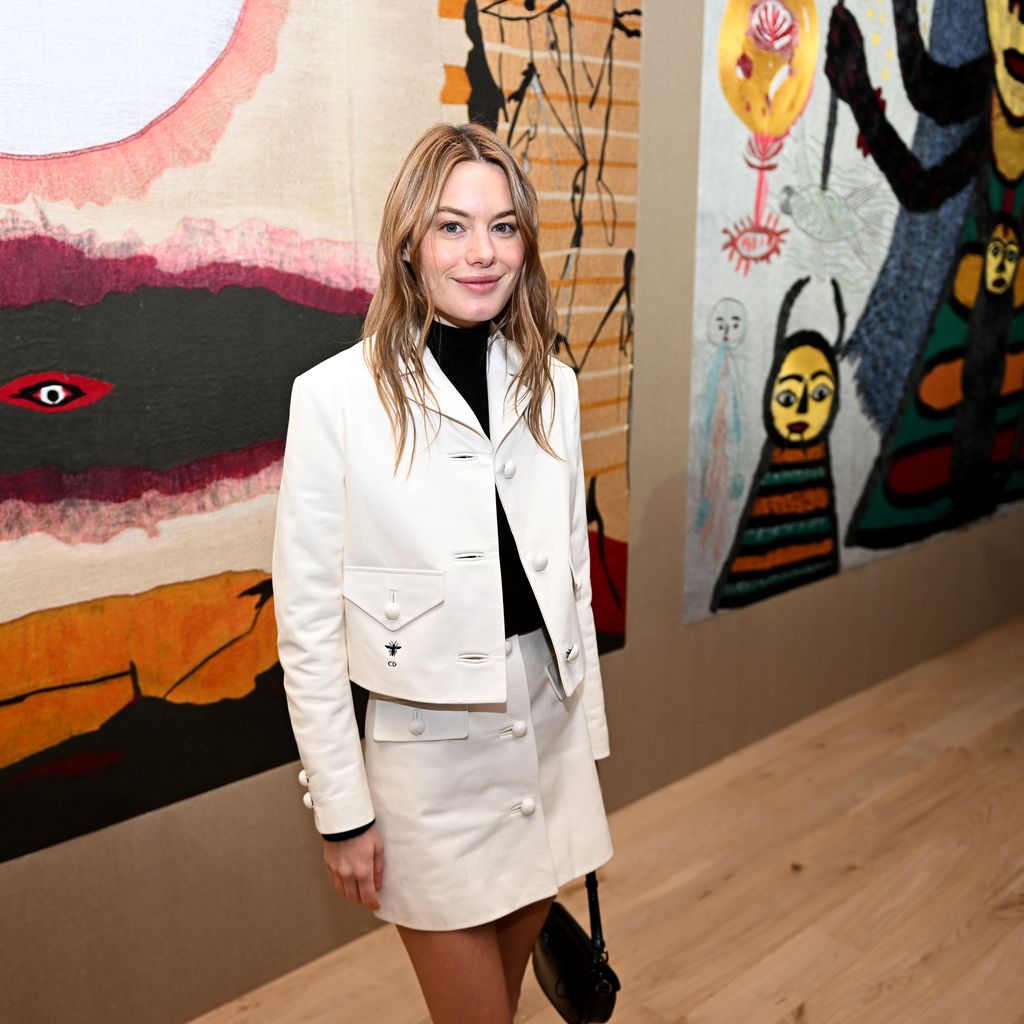 Camille Rowe bei der Dior-Show im Januar 2022 in Paris