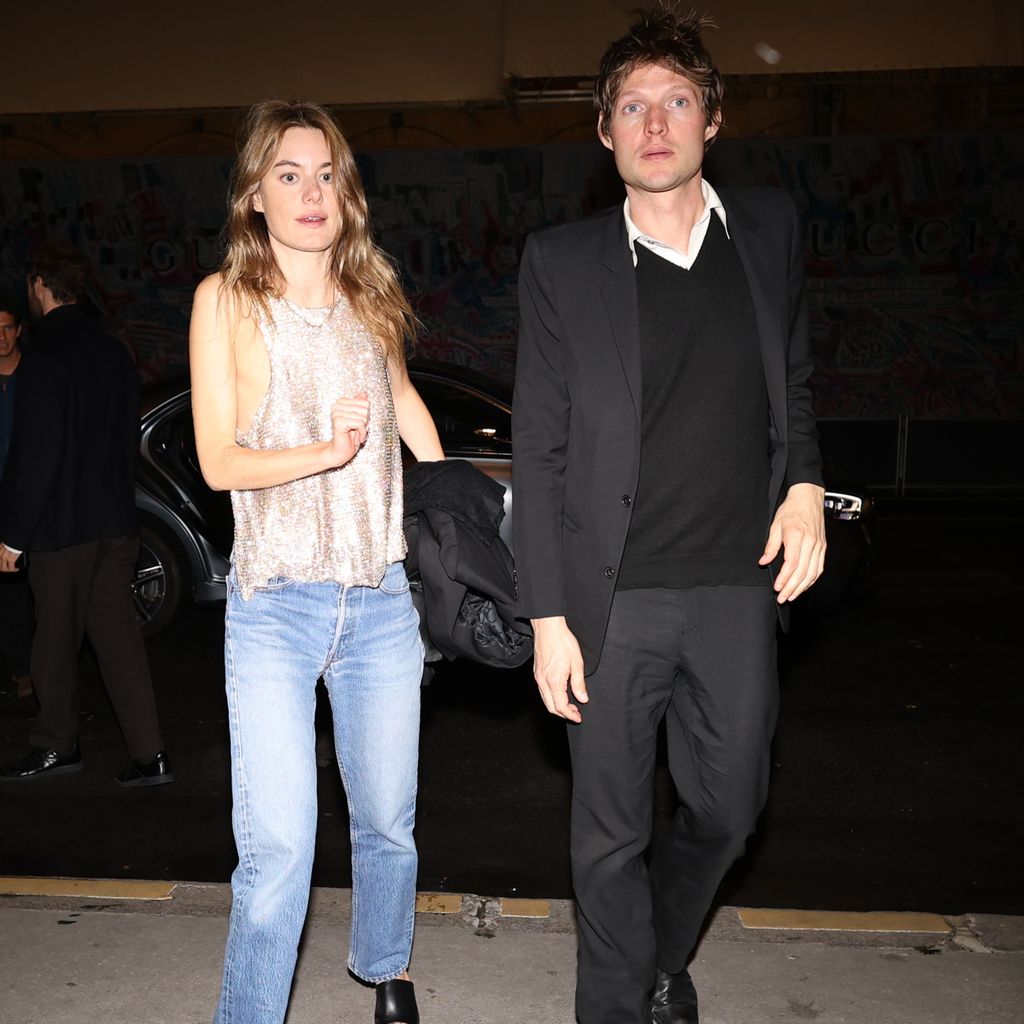 Camille Rowe Pourcheresse und Nikolai von Bismarck im Juli 2023 in Paris