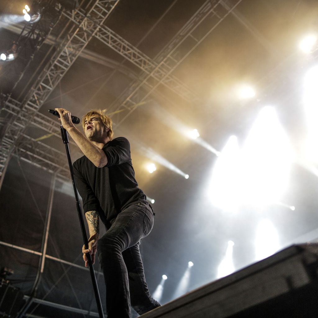 Campino bei einem Auftritt der Toten Hosen