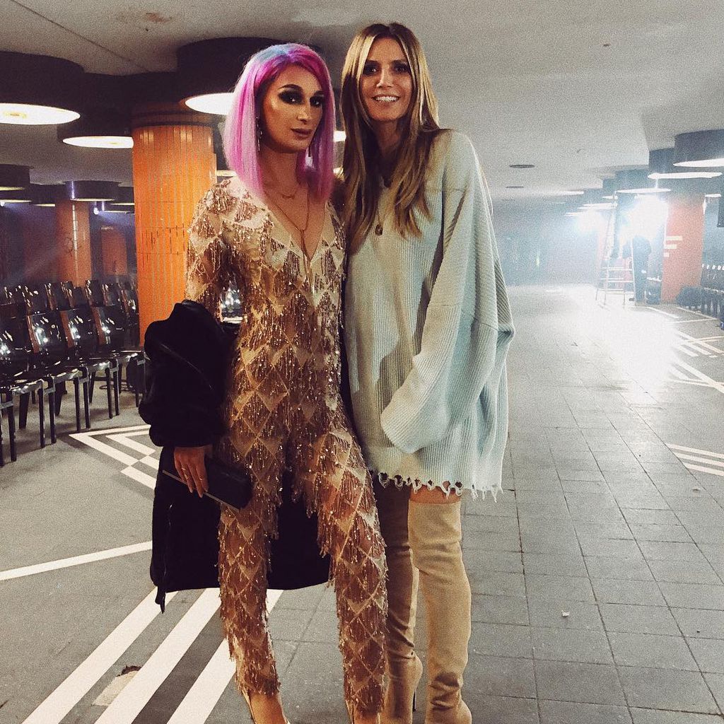Candy Crash und Heidi Klum