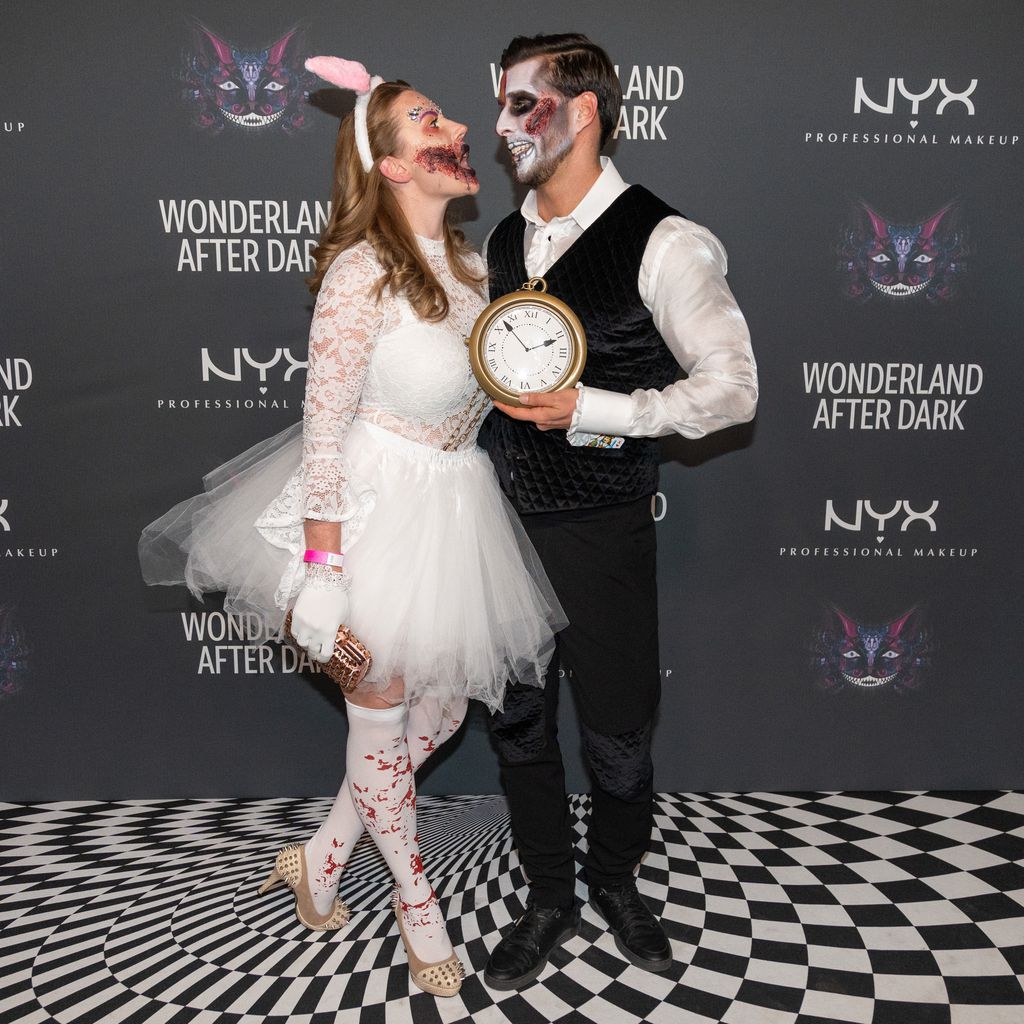 Caona und Leonard Freier auf der NYX Halloween Party 2019