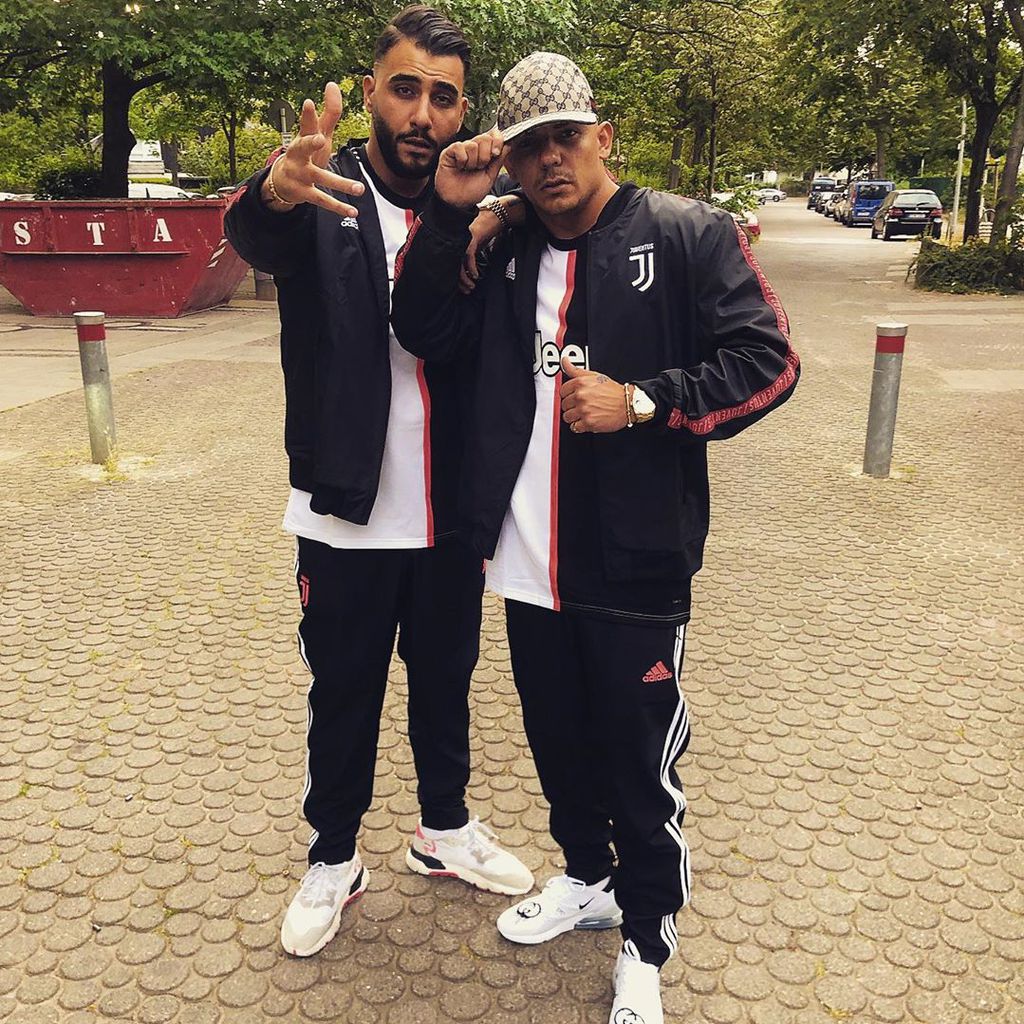 Capital Bra (rechts) und Samra, deutsche Rapper