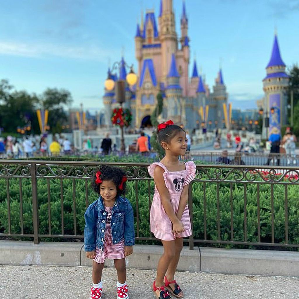 Capri Kobe und Bianka Bella Bryant in Disney World, 2020