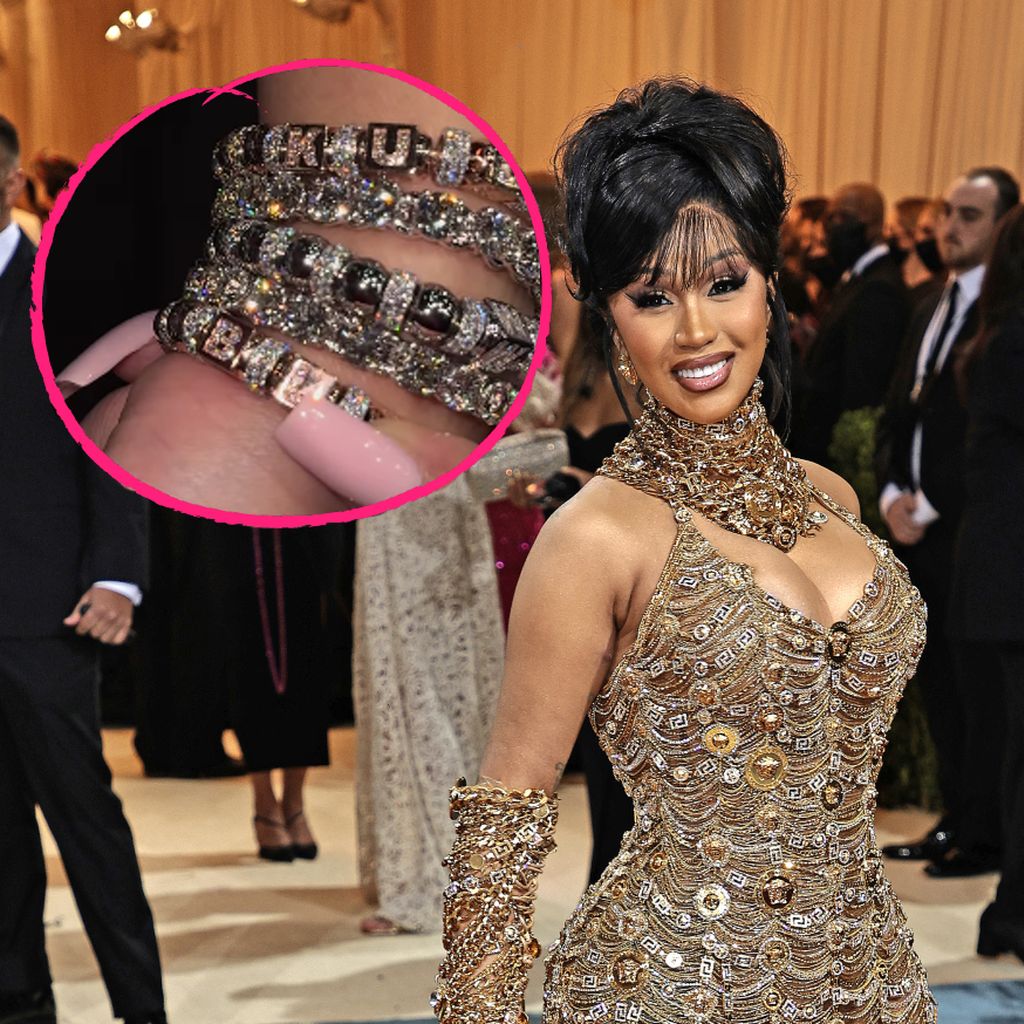 Cardi B auf dem roten Teppich