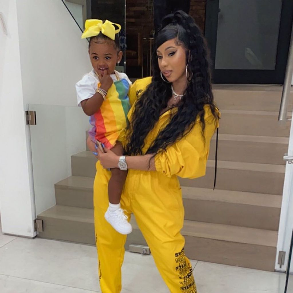 Cardi B mit ihrer Tochter Kulture Kiari
