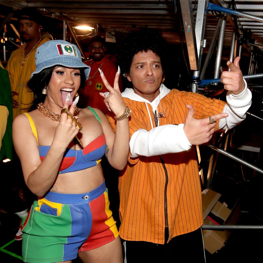 Cardi B und Bruno Mars
