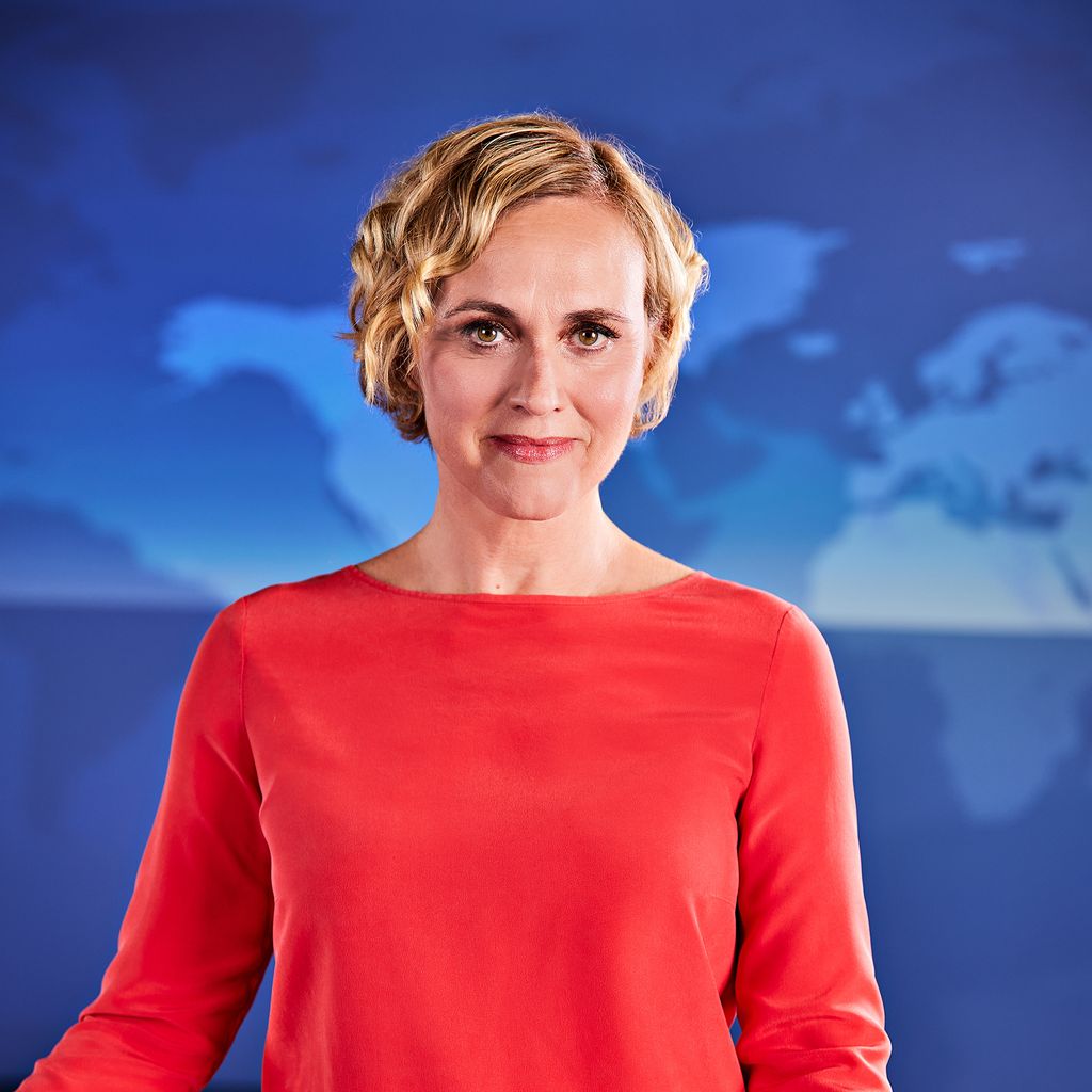 Caren Miosga bei den "Tagesthemen"
