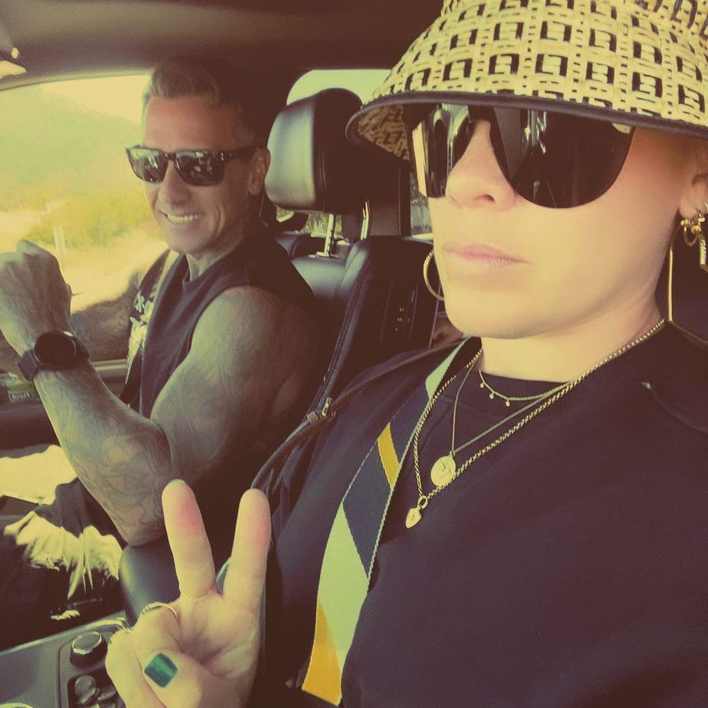 Carey Hart und Pink im Mai 2021