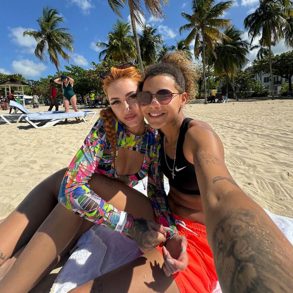 Carina Nagel und Chicka Ojiudo-Ambrose im Februar 22024