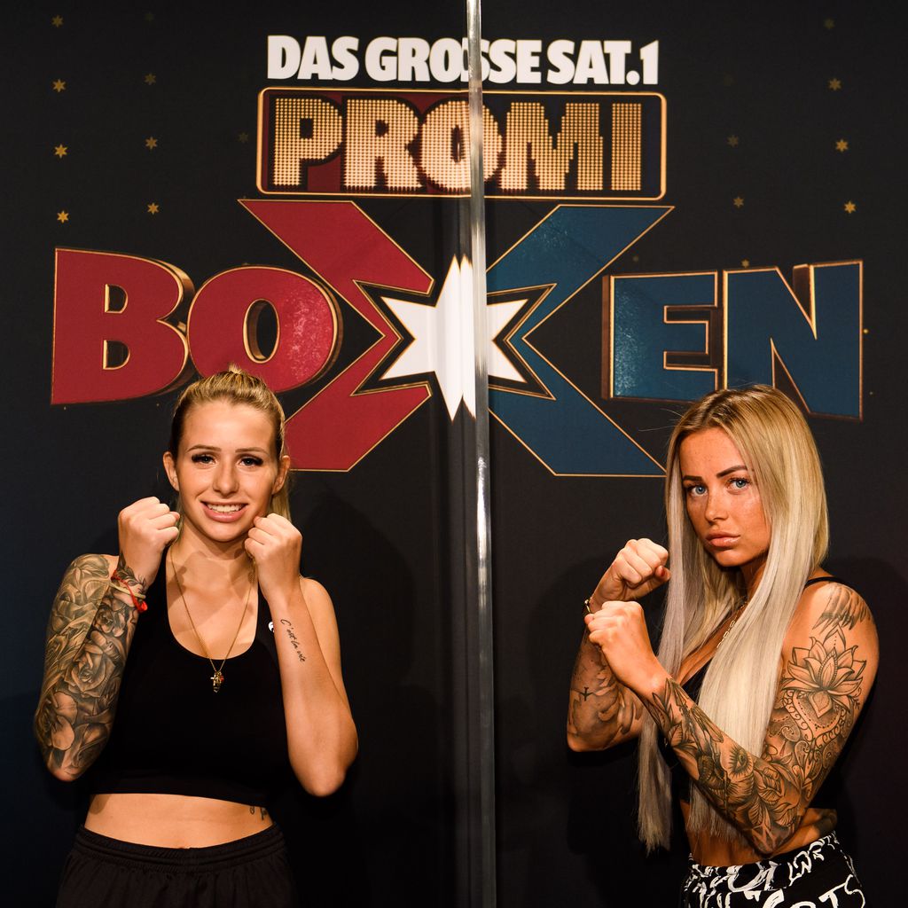 Carina Spack und Jade Übach beim Promiboxen 2020