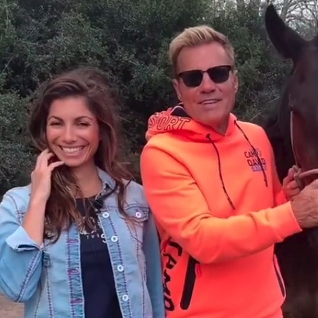 Carina Walz und Dieter Bohlen im Oktober 2019