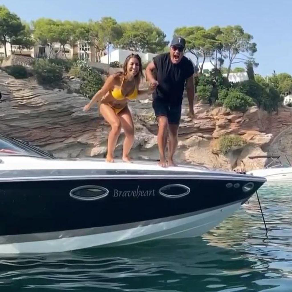 Carina Walz und Dieter Bohlen im August 2020