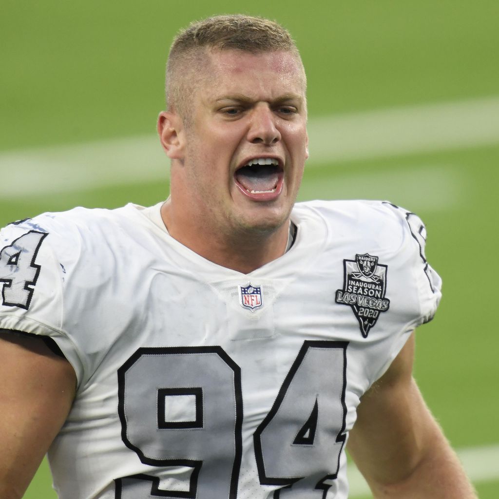 Carl Nassib, Football-Star bei den Las Vegas Raiders