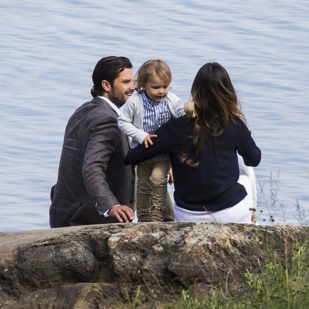 Prinz Carl Philip und seine Sofia mit Prinz Alexander