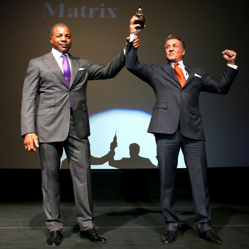 Carl Weathers und Sylvester Stallone, Schauspieler
