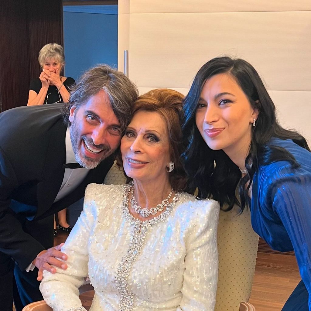 Carlo Ponti junior, Sophia Loren und Mariam Sharmanashvili
