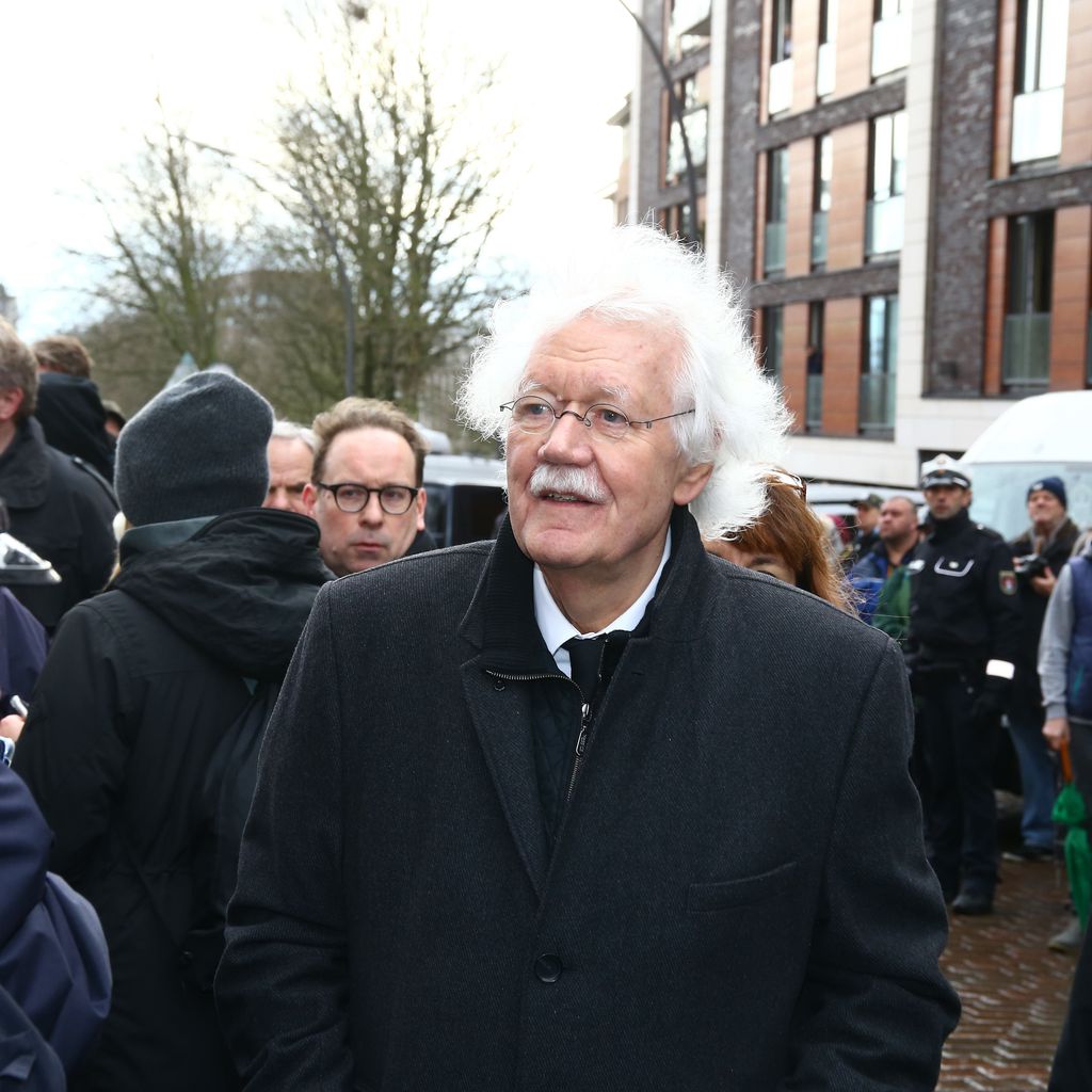 Carlo von Tiedemann bei Jan Fedders Trauerfeier