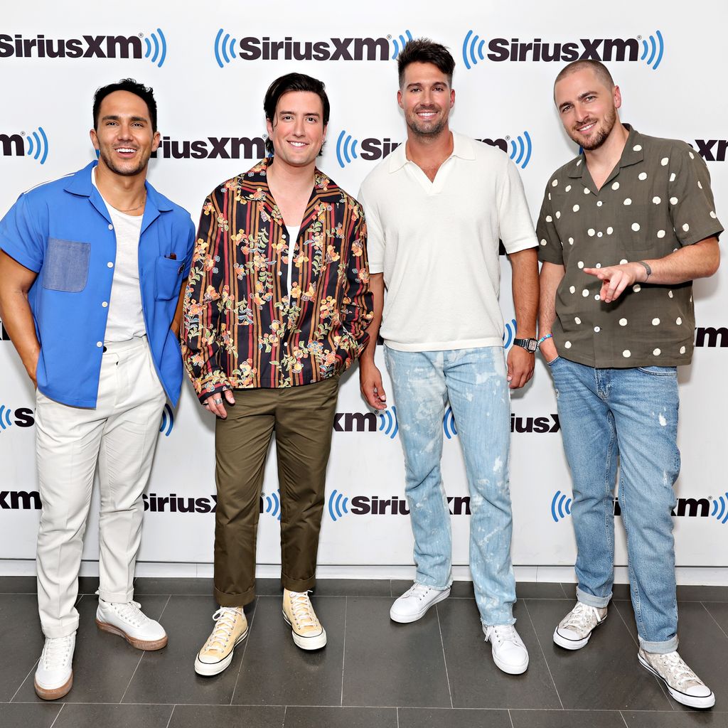 Carlos PenaVega, Logan Henderson, James Maslow und Kendall Schmidt von "Big Time Rush", 2023
