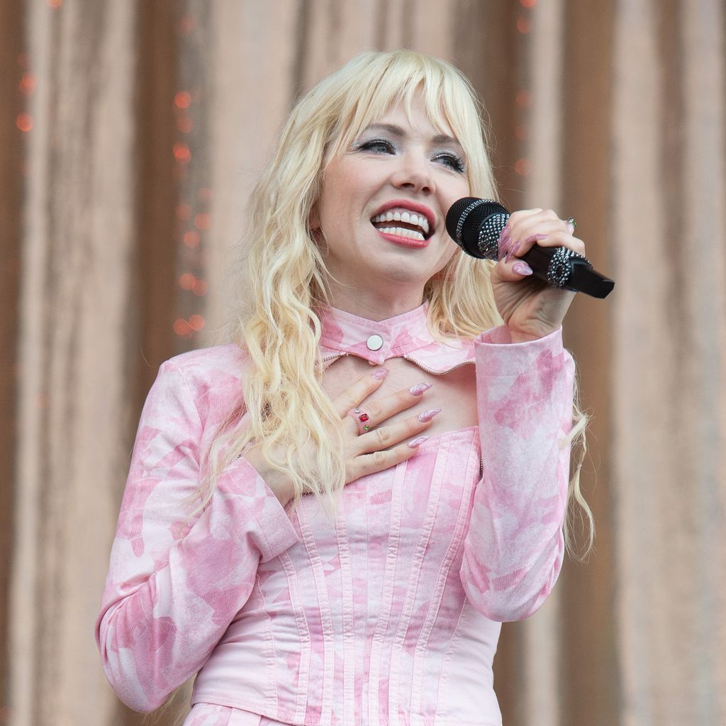 Carly Raye Jepsen auf dem "Glastonbury"-Festival