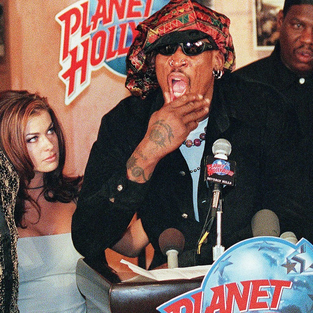 Carmen Electra und Dennis Rodman