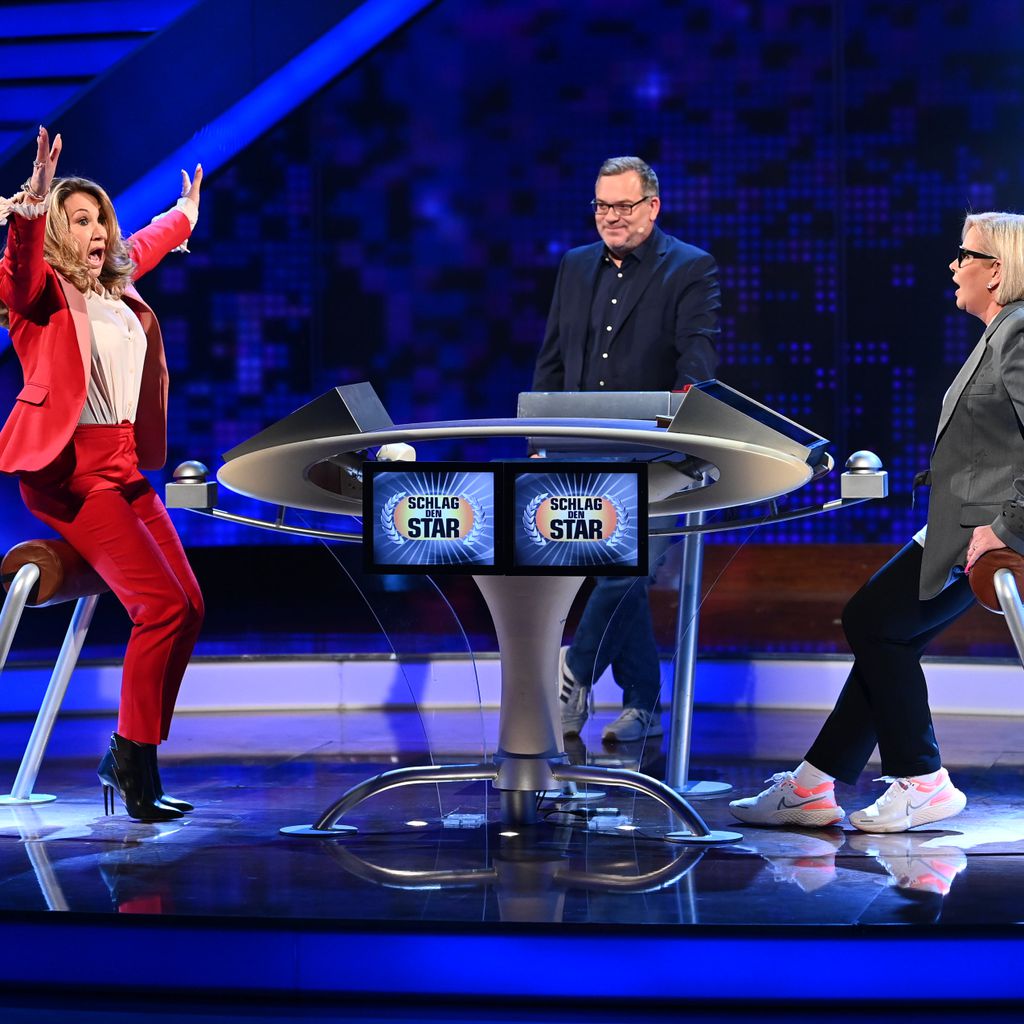 Carmen Geiss, Elton und Claudia Effenberg bei "Schlag den Star"