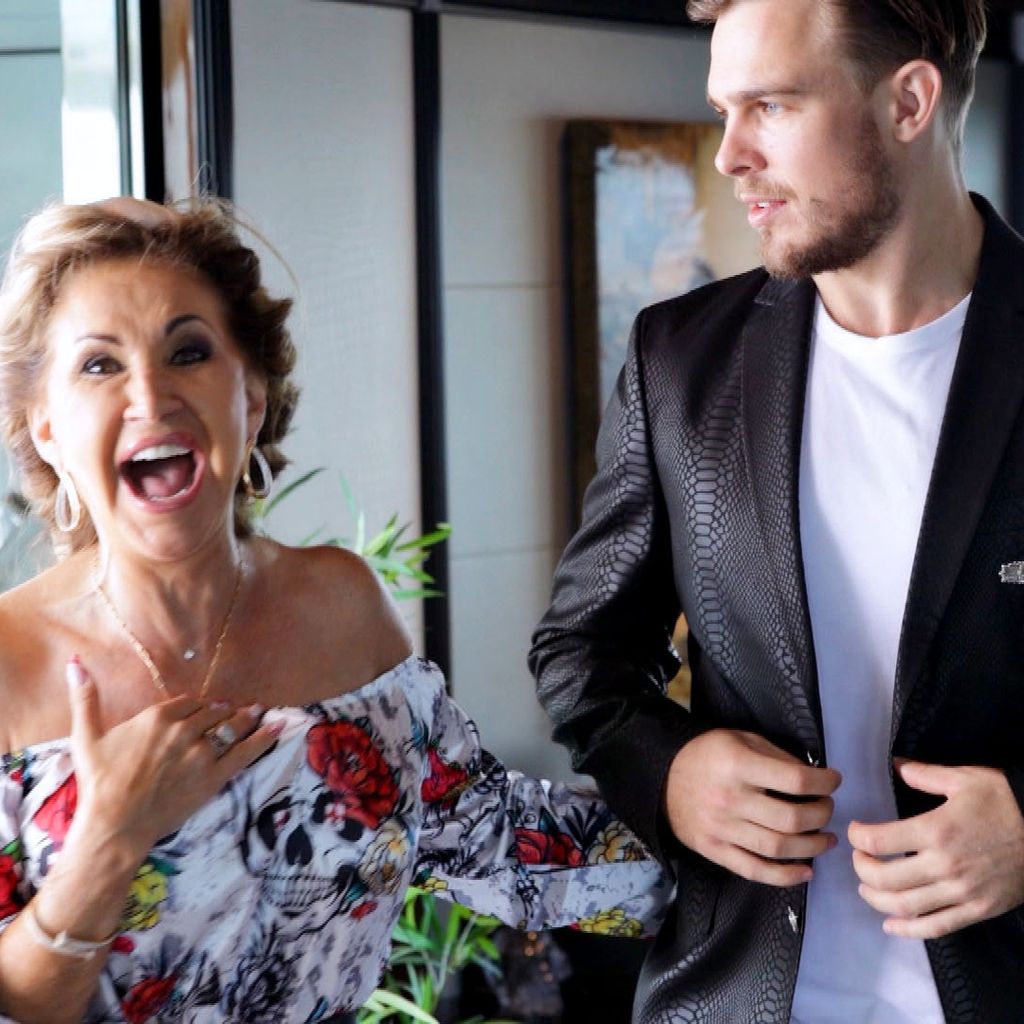 Carmen Geiss und Model Charlie Taylor, "Die Geissens"