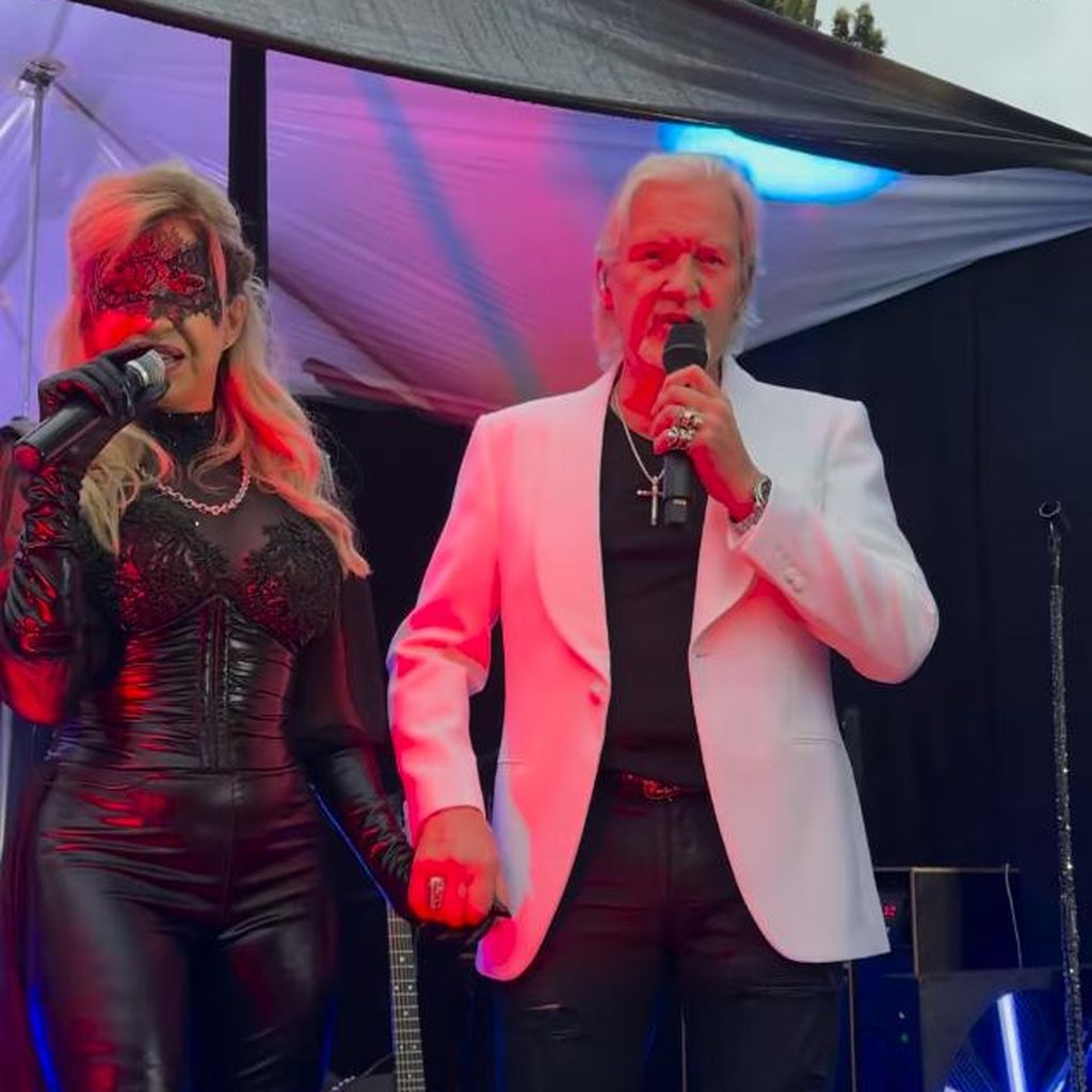 Carmen Geiss und Johnny Logan bei Carmens Geburtstagsfeier, Mai 2025