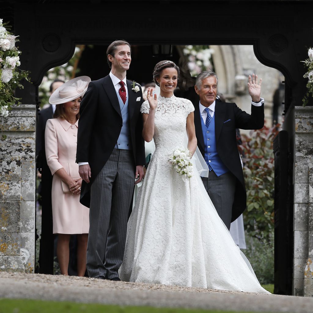 Carole Middleton, James Matthews, Pippa und Michael Middleton