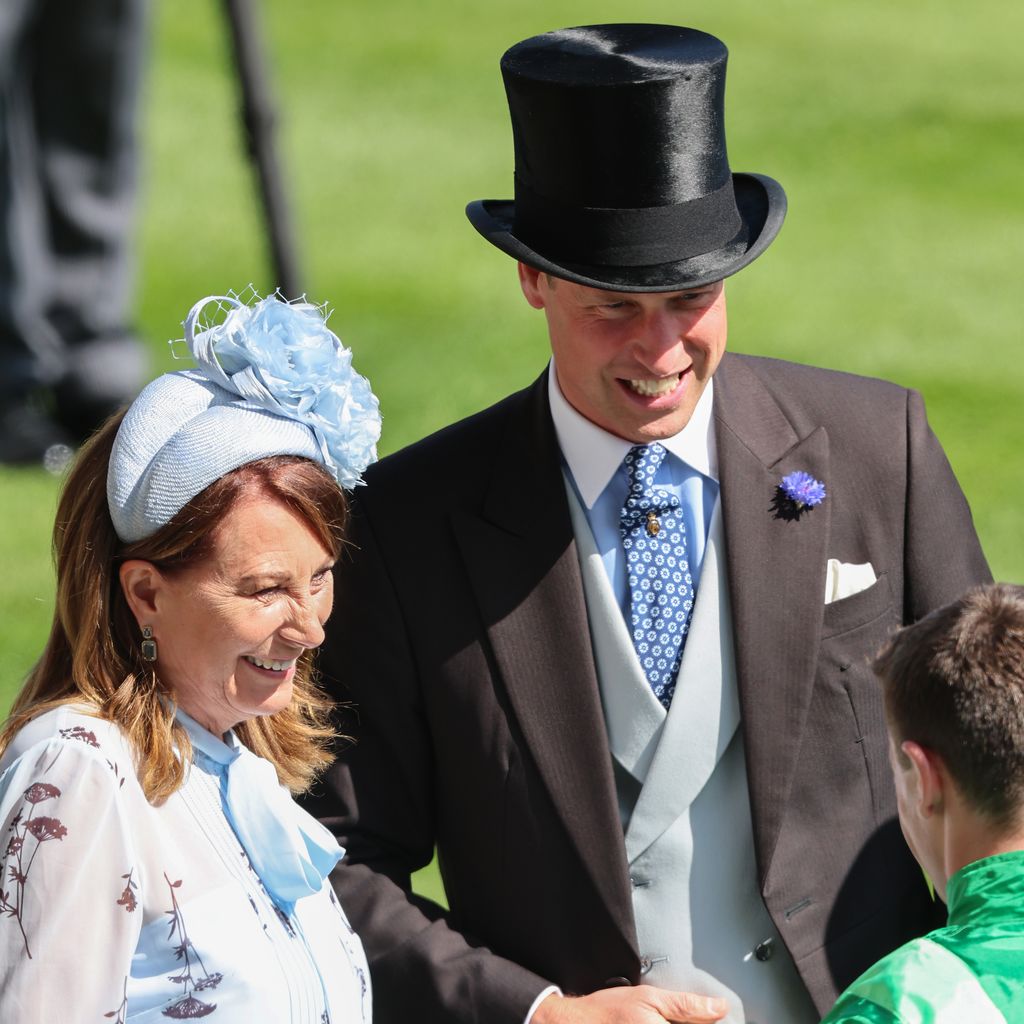 Carole Middleton und Prinz William beim Pferderennen Royal Ascot im Juni 2024