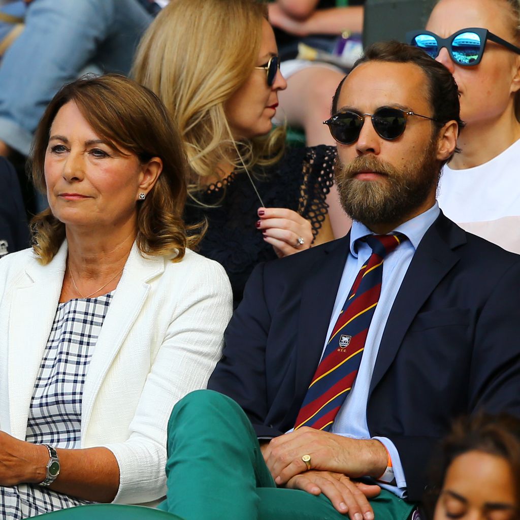 Carole und James Middleton in Wimbledon