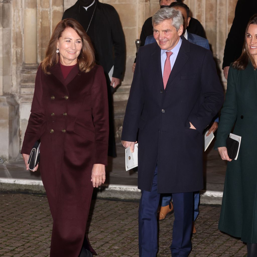 Carole und Michael Middleton bei Kates Weihnachtsgottesdienst, 2021